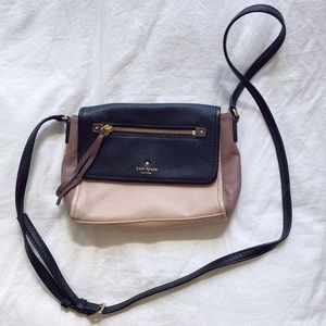 Kate Spade Color Block Leather Crossbody Bag🖤